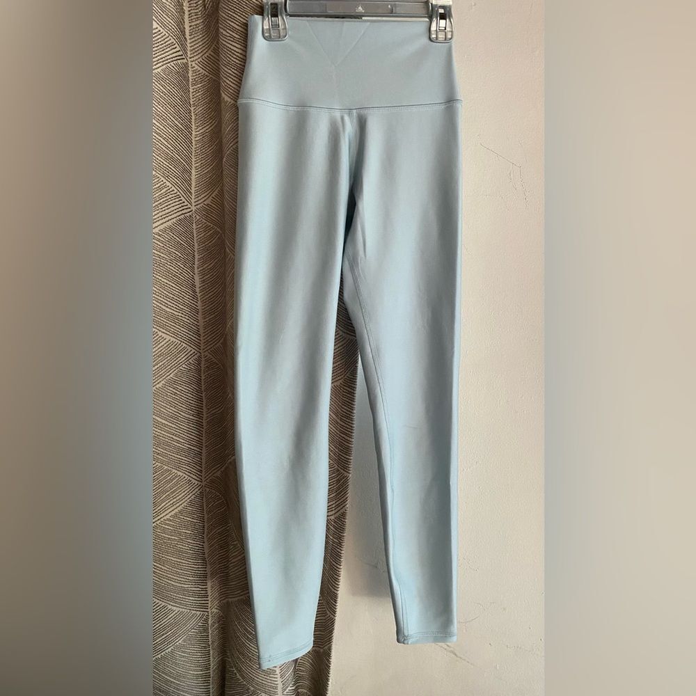 Alo Yoga High-Waist Checkpoint Legging Light Mint Sz XS